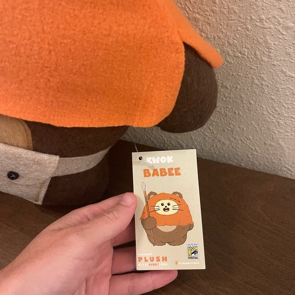 NWT San Diego Comic Con 2015 Ewok Babee RARE Fat Rabbit Farm Handmade - Picture 2 of 6